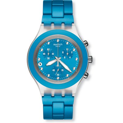 Swatch Chrono SVCK4053AG Full-Blooded Cyan Watch