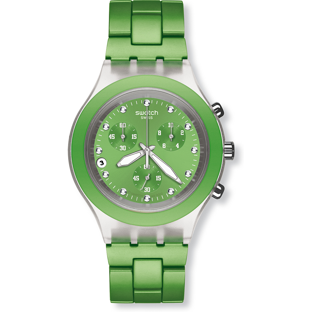 Swatch Chrono SVCK4071AG Full-Blooded Lime Watch