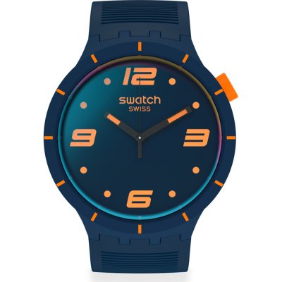 Swatch Big Bold SO27N110 Futuristic Blue Watch