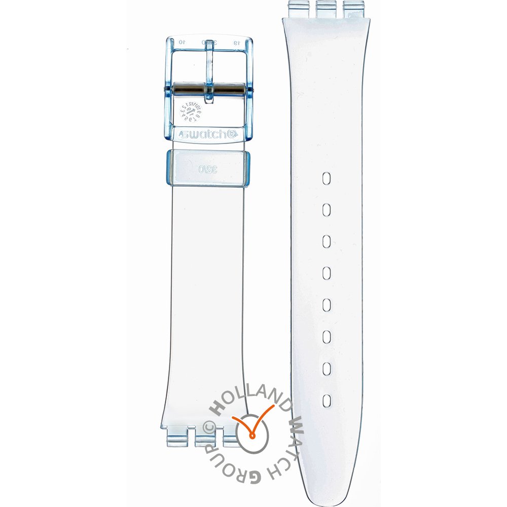 Swatch transparent sale strap