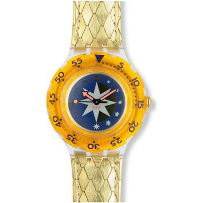 Swatch Scuba SDK112 Golden Island Watch