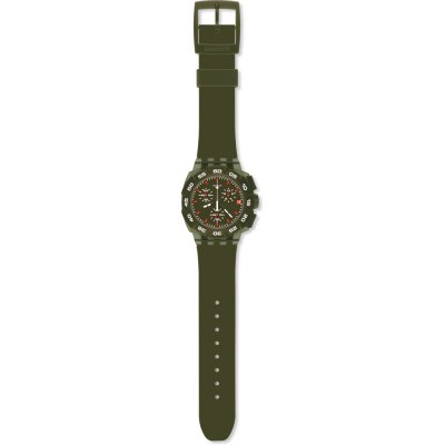 Swatch Chrono Plastic SUIG401 Green Hero Watch