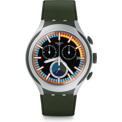 Swatch XLite Chrono YYS4009 Moss Watch