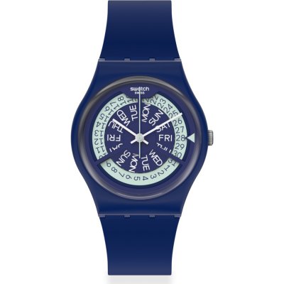 Swatch Originals Medium (34mm) GN727 N-Igma Navy Watch