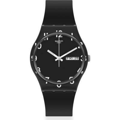 Swatch Originals Medium (34mm) GB757 Over Black Watch