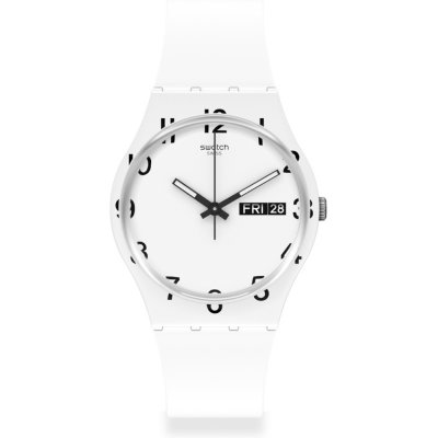 Swatch Originals Medium (34mm) GW716 Over White Watch