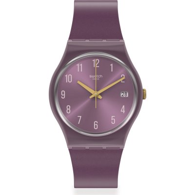 Swatch Originals Medium (34mm) GV403 Pearly Purple Watch