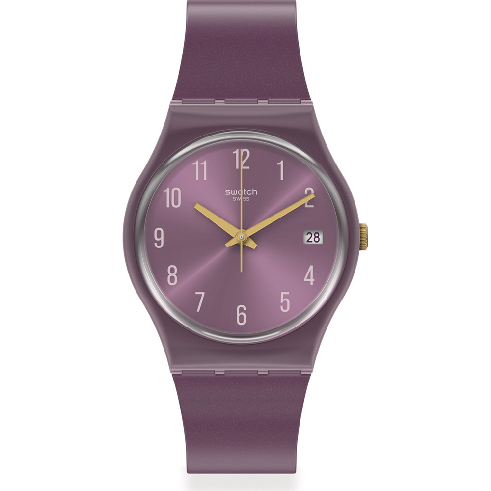 Swatch Originals Medium (34mm) GV403 Pearly Purple Watch