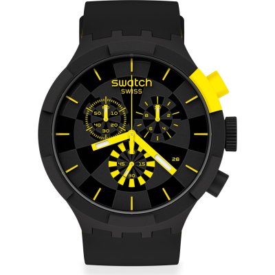 Swatch Big Bold SB02B403 Racing Pleasure Watch