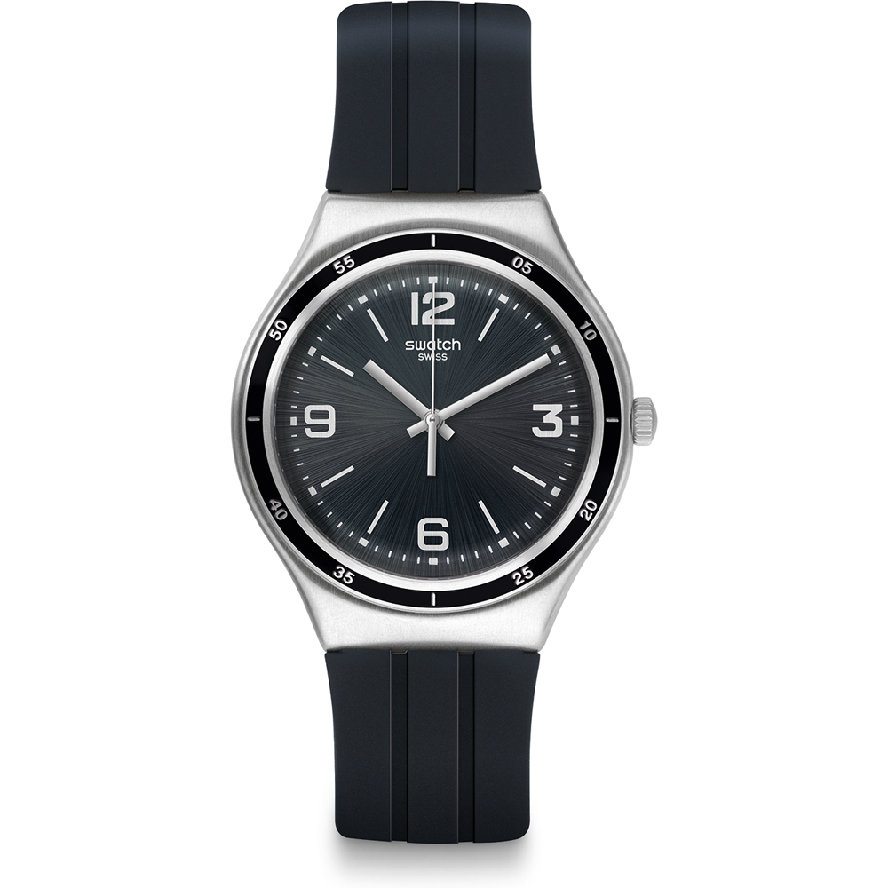 Swatch YGS132 watch - Shiny Black