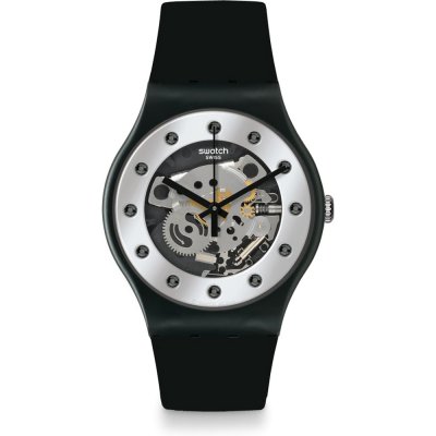 Swatch Specials SUOZ147 Silver Glam Watch