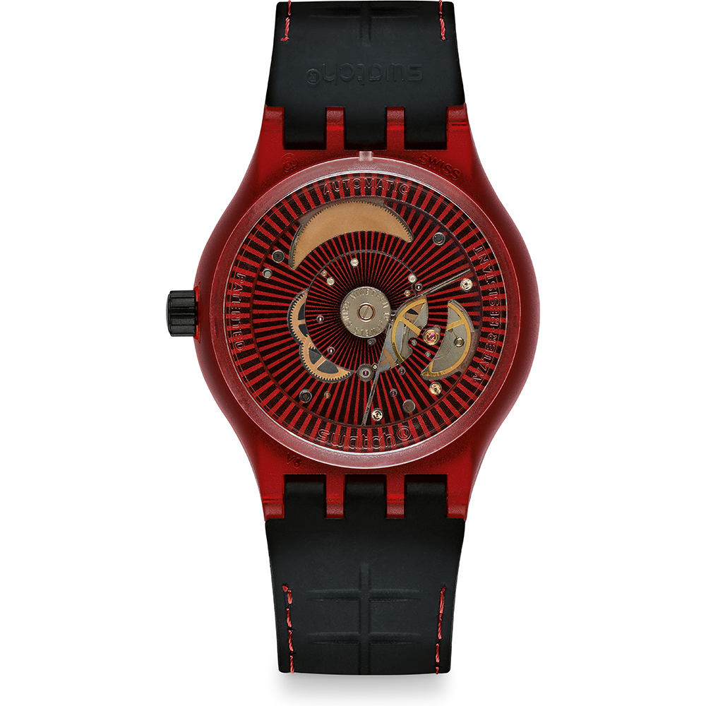 Swatch SUTR400 watch - Sistem Red