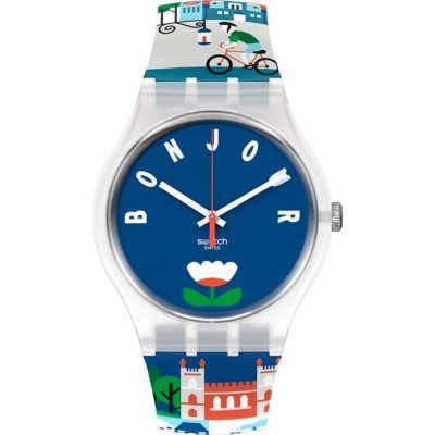 Swatch Specials SO29Z100 L'Experience Montreal Watch