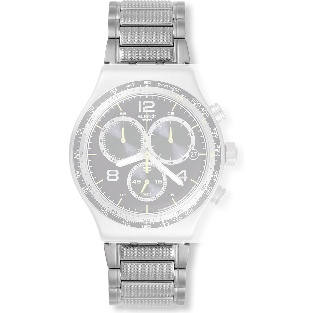 Swatch Irony Chrono New YV AYVS411G YVS411G Sprinkled Water Strap