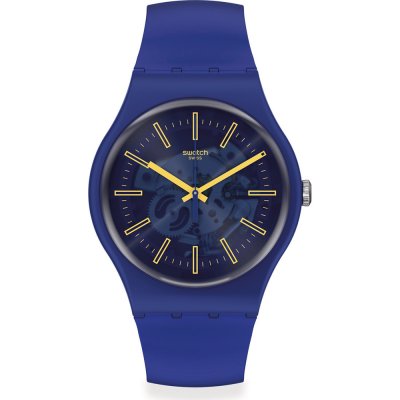 Swatch Originals Large (41mm) SO29N101 Sunbrush Sky Watch