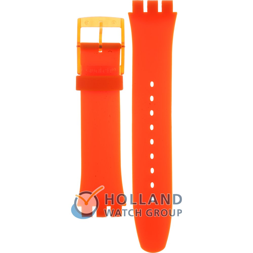 Swatch Plastic - NewGent ASUOO700 SUOO700 Orange Rebel Strap