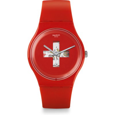 Swatch Originals Large (41mm) SUOR106 Swiss Around The Clock Watch