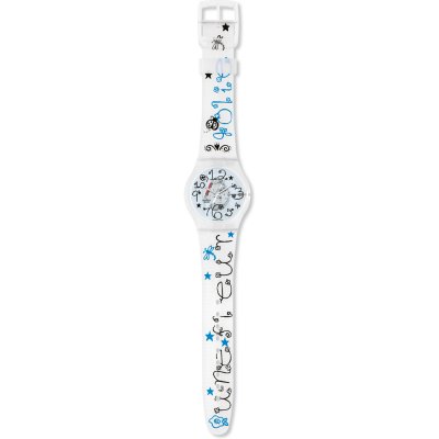 Swatch Jelly In Jelly SUJK117 Ti Scrivo Watch