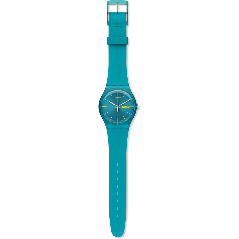 Swatch SUOL700 watch - Turquoise Rebel