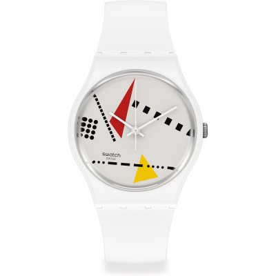 Swatch SO31W106 Whi_Mem M Watch