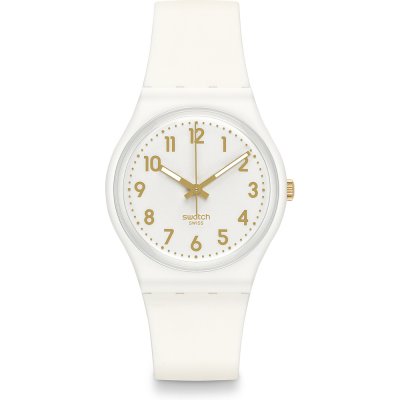 Swatch Originals Medium (34mm) GW164 White Bishop Watch