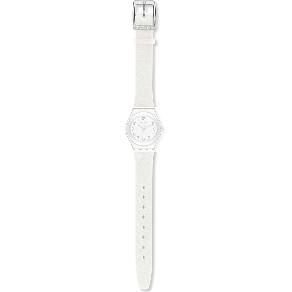 Swatch AYSS267 Strap - YSS267 Smoothly White