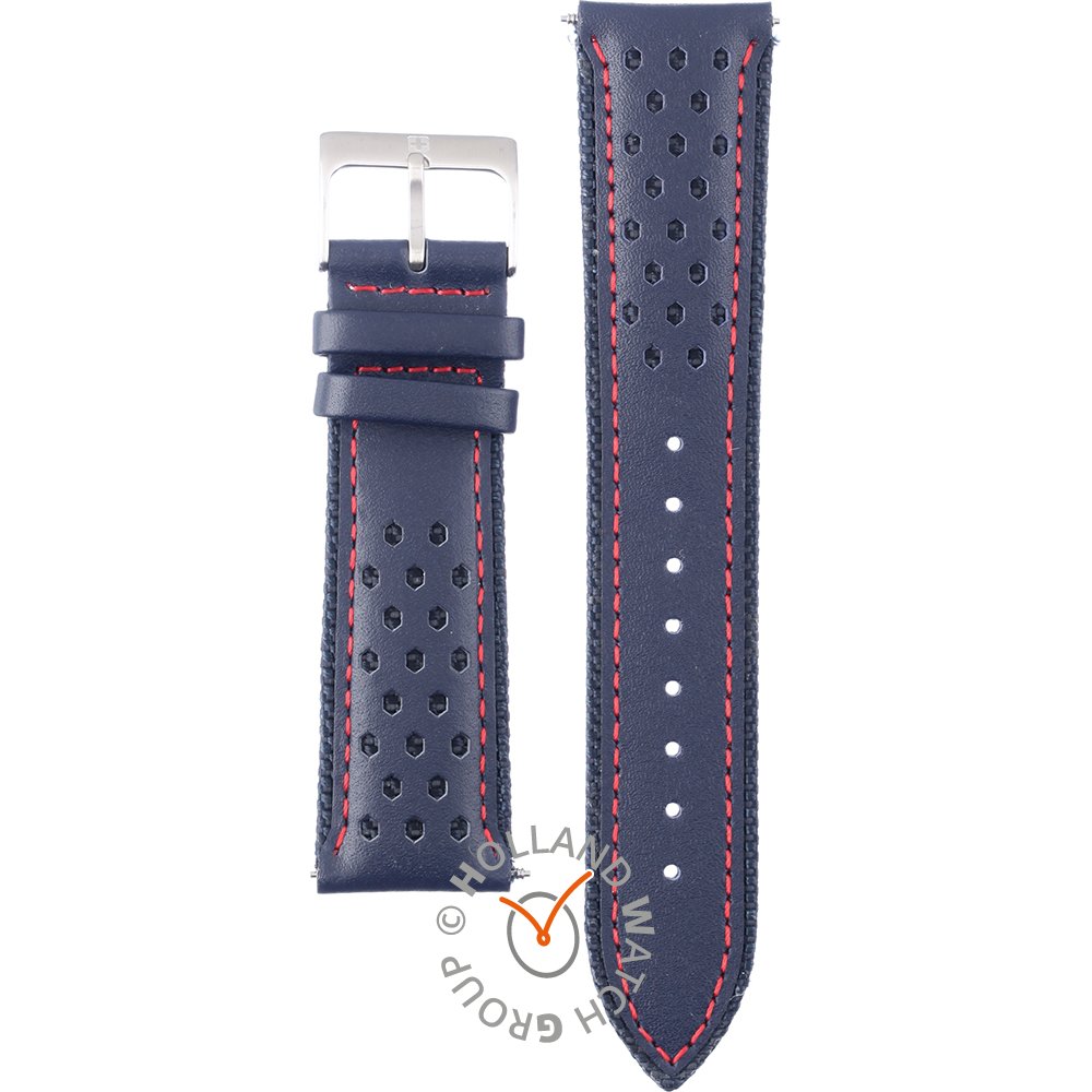 Swiss military hanowa leather on sale strap