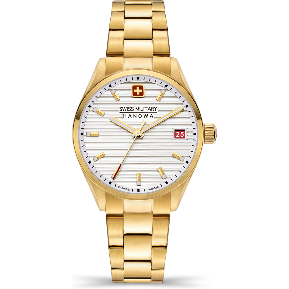 Swiss military gold discount watch