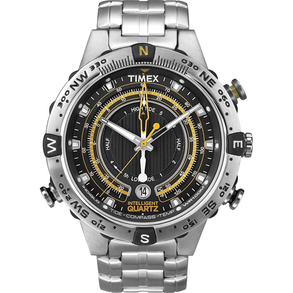 Timex T2N738 watch - IQ Tide Temp Compass