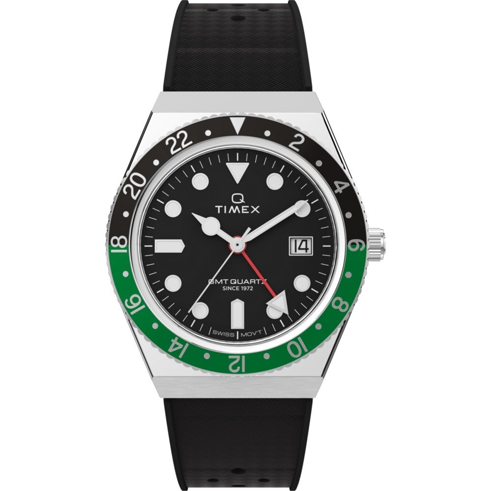 Relógio Timex TW2W57500 Q Diver GMT Inspiration