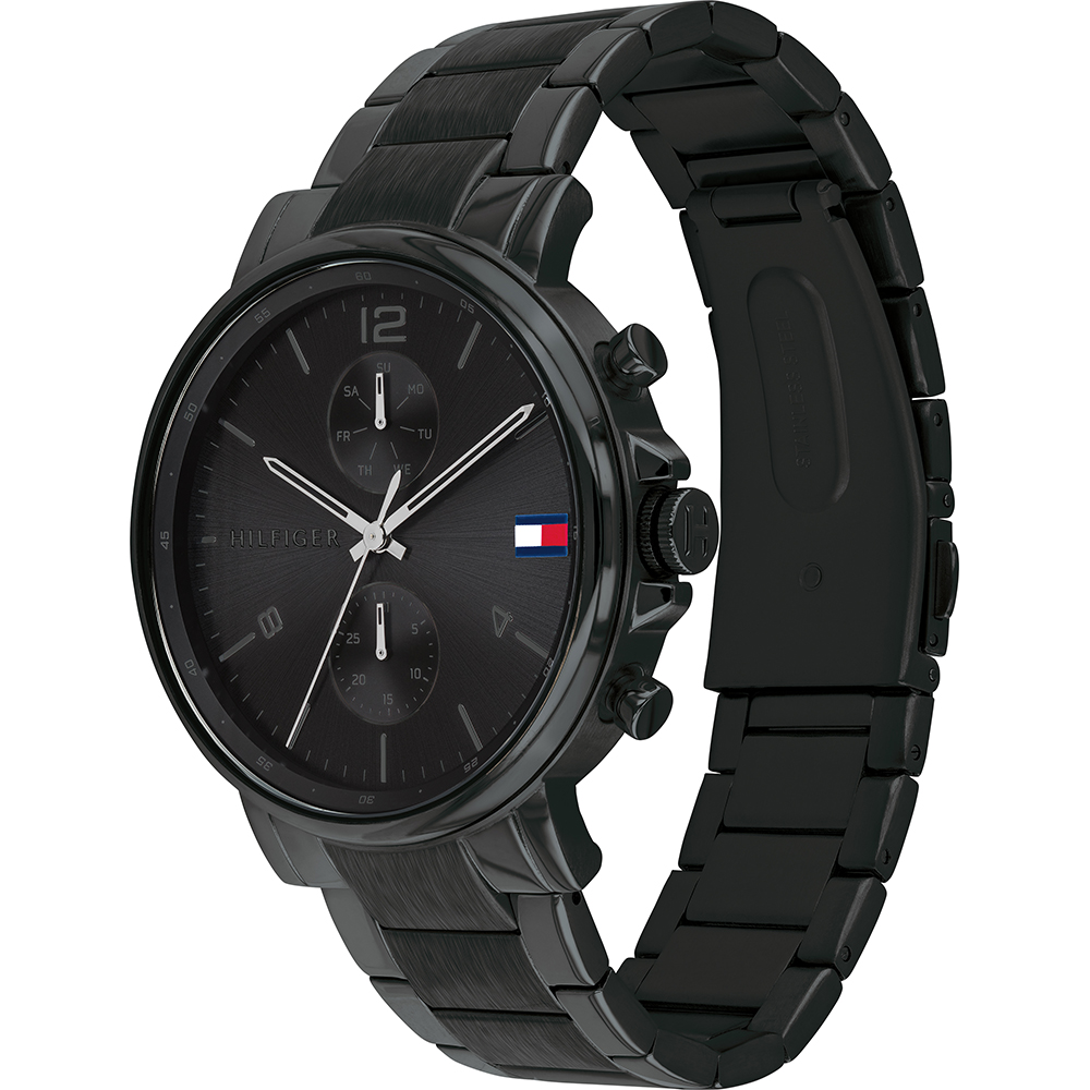 black tommy hilfiger watch