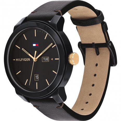 tommy hilfiger denim black watch